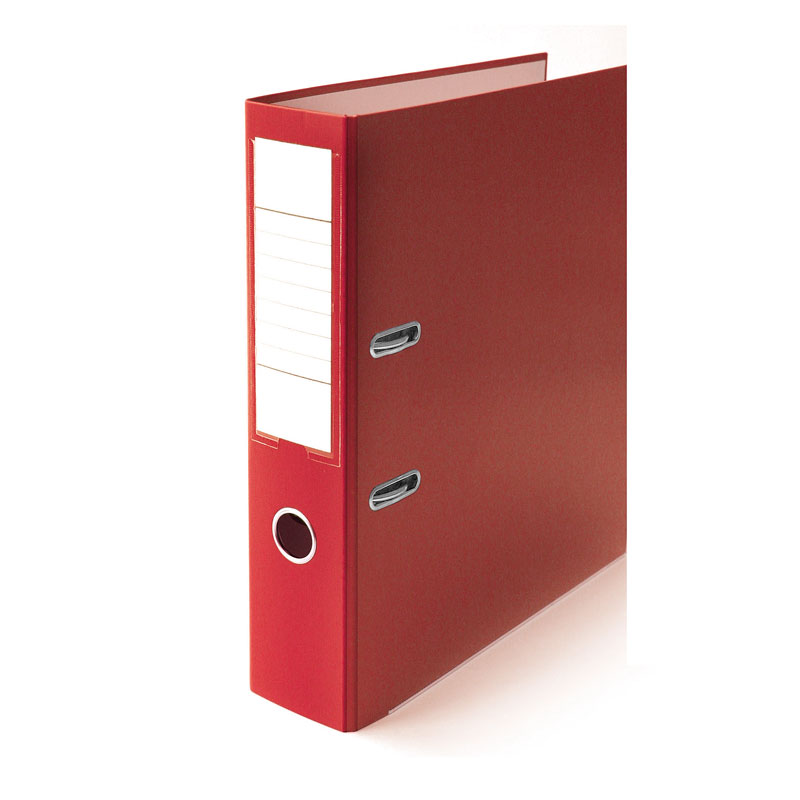 Registraator ELLER Eko A4, 70mm metallist allserv, punane