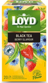 Must tee LOYD, Berry Glamour 20x1,75 g,kahekambriline teekott ümbrikus