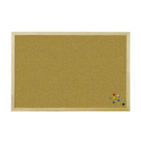 Korktahvel BI-OFFICE BUDGET 60x40 cm, puitraam