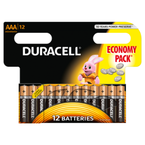Patarei Duracell AAA LR03, 12 tk