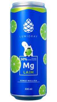Magneesiumivesi LUMIORAV, Laim, 330ml CAN