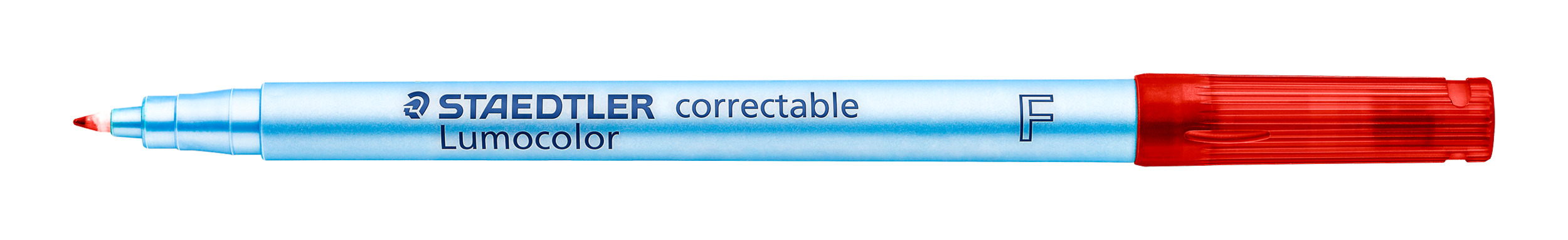 OHP kilemarker Staedtler Lumocolor F/0,6 mm, kustutatav, punane