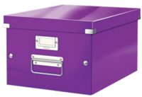 Arhiivikast LEITZ WOW, voltitav, A4, 200 x 281 x 370 mm, lilla