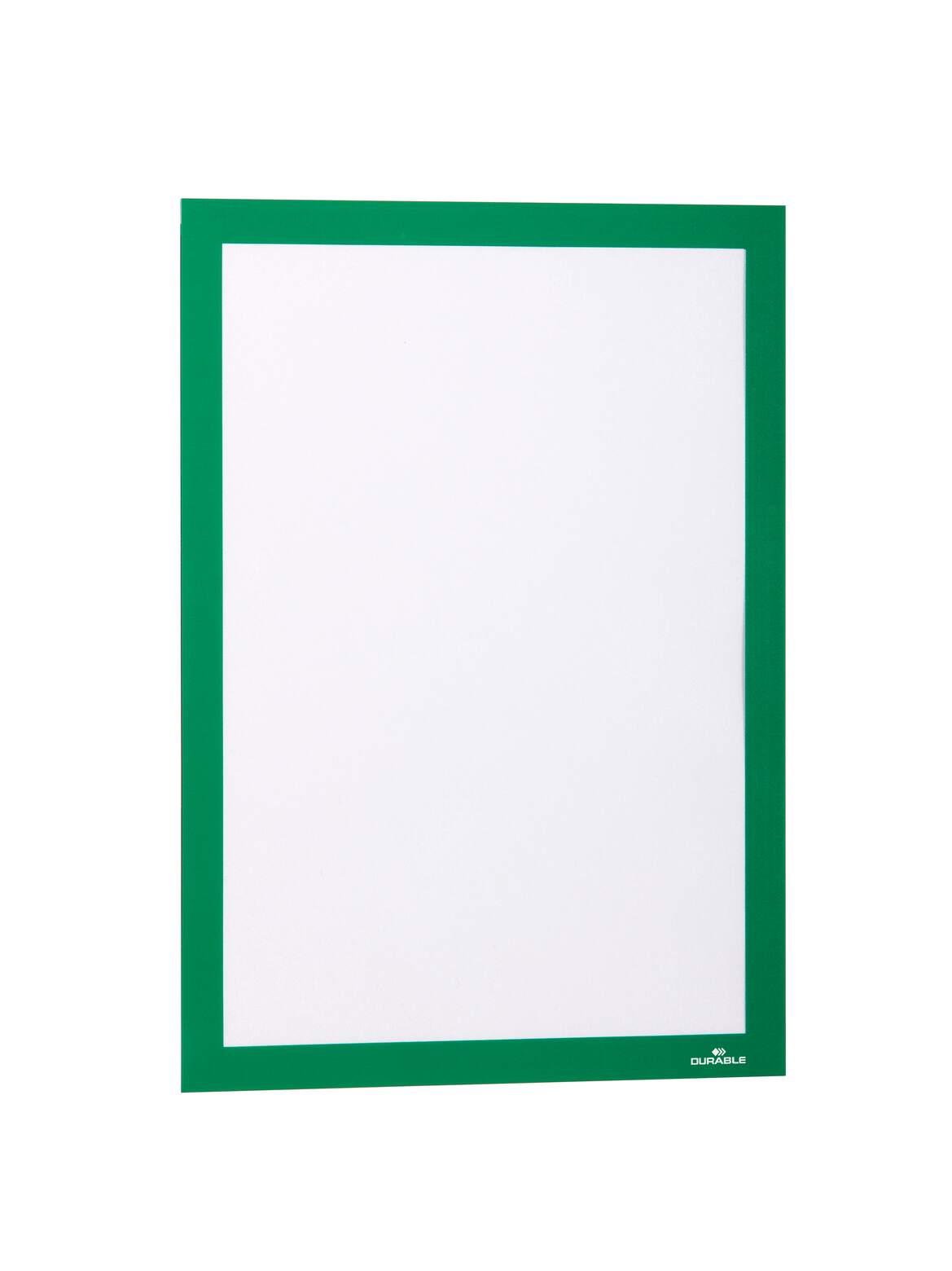 Iseliimuv infohoidja magnetkinnitusega DURABLE DURAFRAME A4, roheline, 2 tk