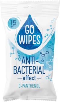 Niisked salvrätikud GOWIPES Antibact D-Panthenol 15tk