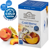 Tee AHMAD Peach & Passion Fruit Gold Brew Iced tea, must tee, 20 tk