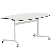 Laud GRAU Twist Ovaalne, 155x90 (T4-T5-T6), valge