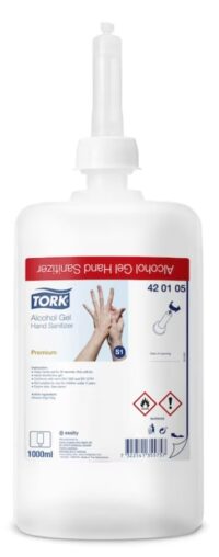 Kätegeel desinfitseeriv Tork Alco Gel S1, 1L 420105