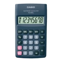 Kalkulaator CASIO HL-815L, 69.5 x 118 x 18 mm, must
