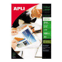 Fotopaber Apli, A4/210g läikiv 100 lehte, värvilaserprinterile 3Re