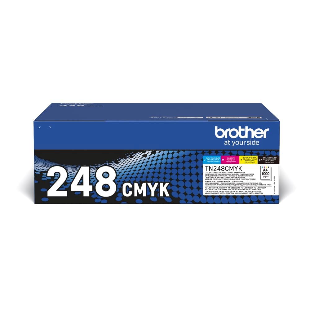 Toonerikassett Brother TN-248 CMYK 4x1000lk OEM (originaal)
