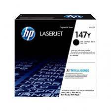Toonerikassett HP No.147Y (W1470Y) BK must 42.000lk OEM (originaal)