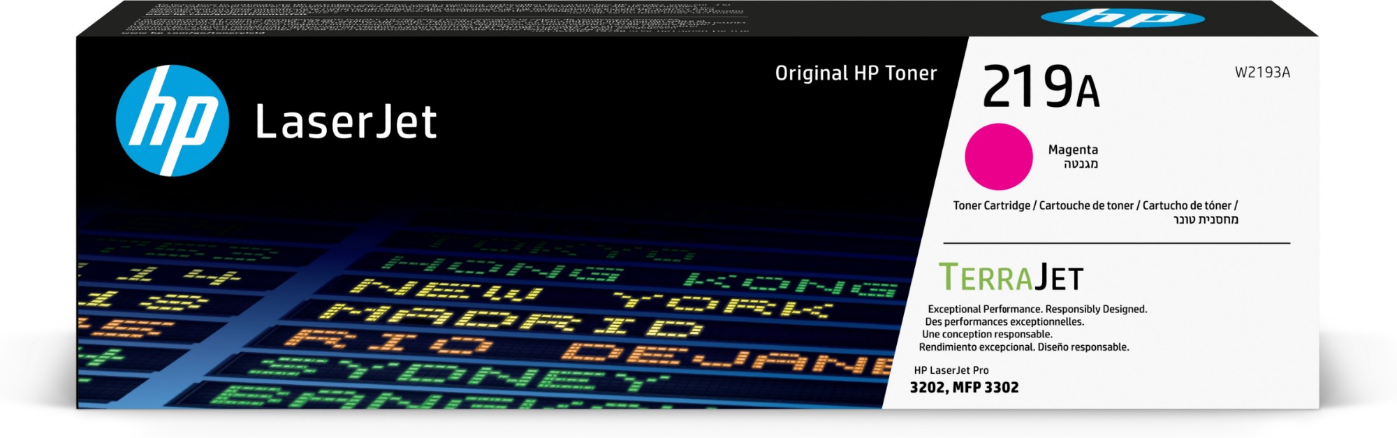 Toonerikassett HP No.219A (W2193A) MG magenta 1.2K OEM (originaal)