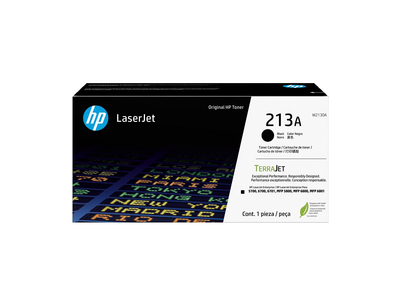 Toonerikassett HP No.213A (W2130A) BK must 3500psl OEM (originaal)