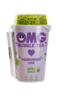 Teejook OMG, passioniviljamaitseline õunamullidega, 270 ml