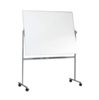 Magnettahvel kahepoolne Esselte, 200x120 cm, liikuv alus, valge