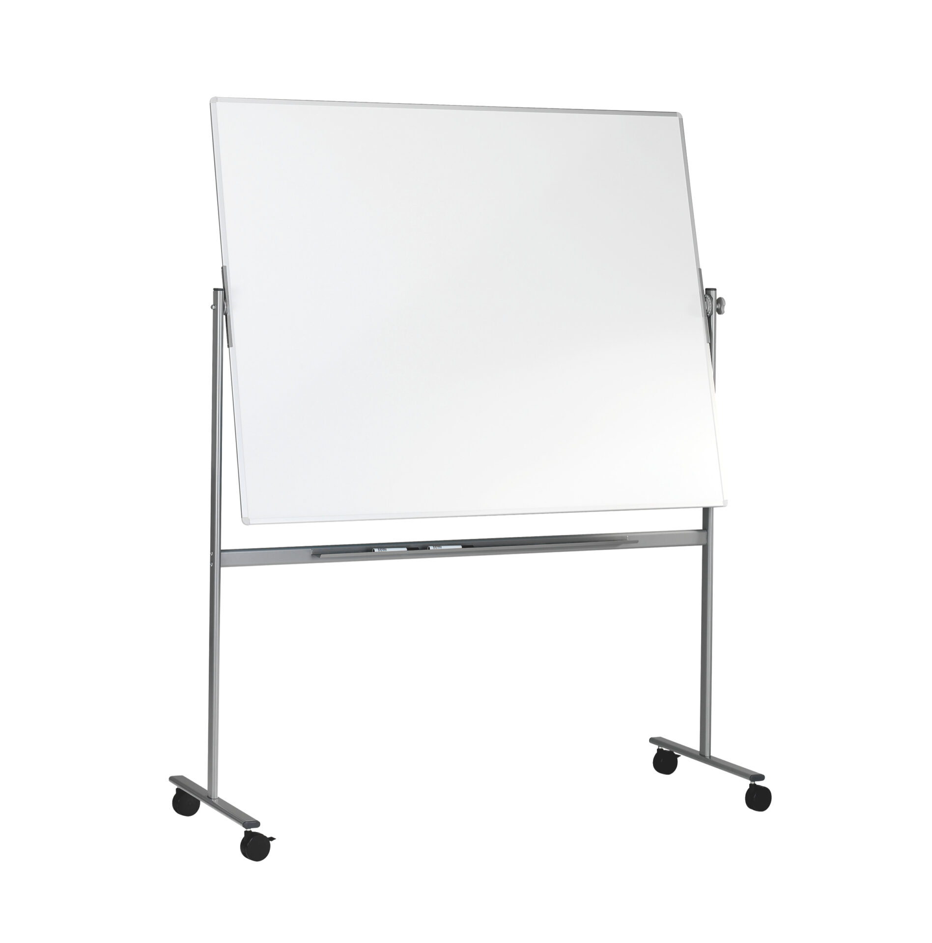Magnettahvel kahepoolne Esselte, 200x120 cm, liikuv alus, valge