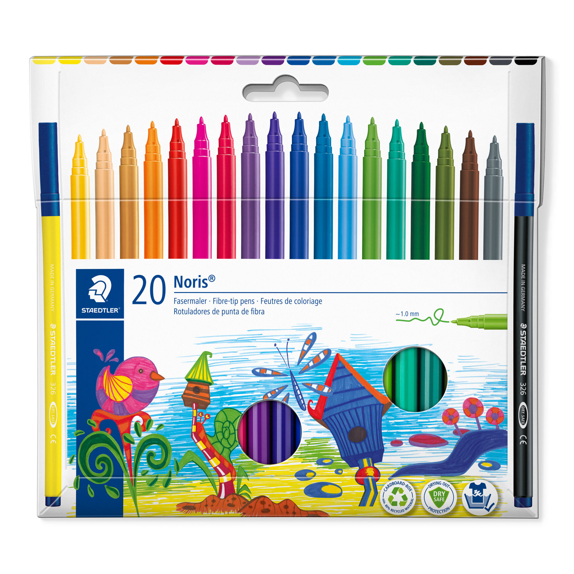 Viltpliiatsid STAEDTLER Noris, 20 tk.