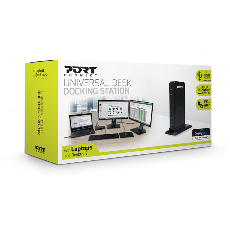 Docking station Port Designs, 10 väljundit USB 3.0