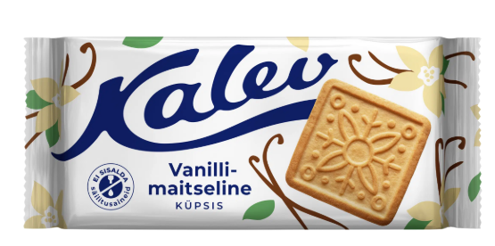 Vormiküpsised KALEV vanillimaitselised, 163g