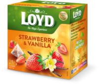Tee LOYD maasika- ja vaniljemaitseline 20 x 2 g