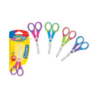 Käärid Colorino Kids 14 cm, kummist käepide