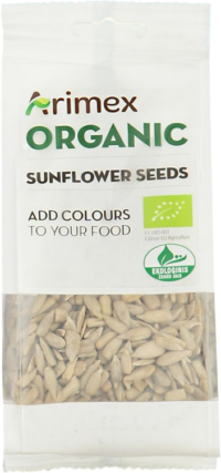 Päevalilleseemned ARIMEX, Organic kooritud, 200g, LT-EKO-001