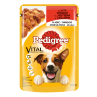 Koeraeine PEDIGREE täiskasvanud koertele loomalihaga tarrendis, 100 g