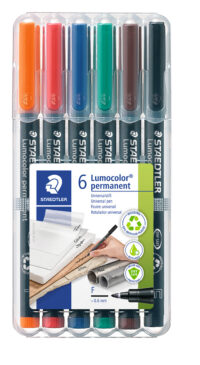 Kilemarker Staedtler Lumocolor 318F, 0,6mm, 6 tk.