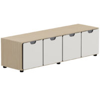 Plokk GRAU Agora One, 40x145x42, valge, ustega
