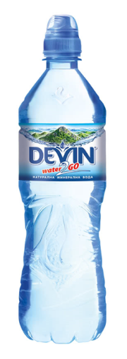 DEVIN Mineraalvesi sportpudelis, ph9,4 0,75 L