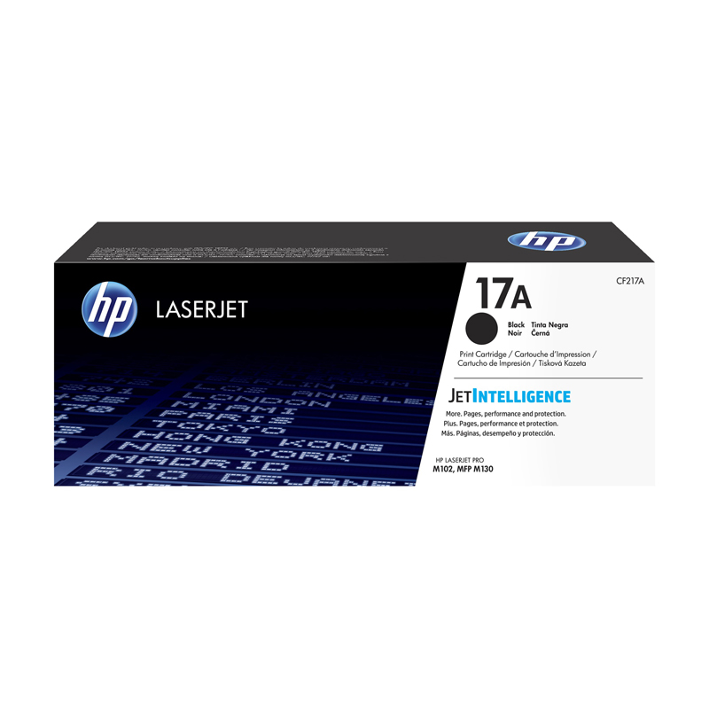 Tooner HP No.17A (CF217A), must, 1600lk.