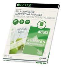 Lamineerimistaskud, Leitz iLAM,  A4, 80mic (100tk) läikiv
