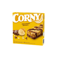 CORNY 6-pakk Sokolaad-banaani müslibatoon 150g