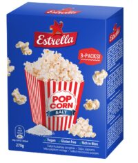 Mikropopkorn ESTRELLA soolaga (3x90g)