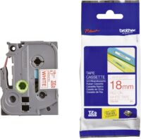 Markeerimislint Brother TZE-242, 18 mm x 8 m, punane/valgel