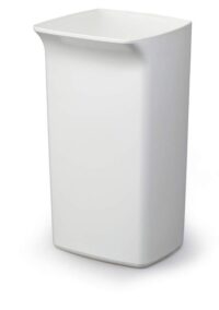 Prügikast DURABIN® 40L, valge, ristkülikukujuline (kaas eraldi ostetav)