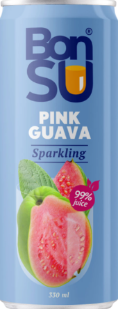 Gaseeritud guajaavimahl BONSU (99%) 0,33L