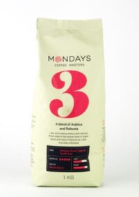 Kohvioad MONDAY nr 3, 100% Arabica/Robusta, sügavröstitud, 1 kg