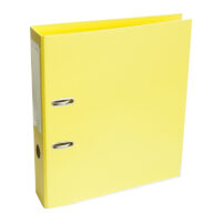 Registraator ELLER A4, 75mm metallist allserv, kollane