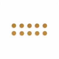 Tahvlimagnet BI-OFFICE Super Strong 30mm, kollane, 10 tk