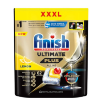 Nõudepesumasina tabletid FINISH Ultimate PLUS, Lemon, 62tk