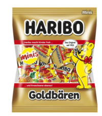 Kummikommid HARIBO Goldbaren, mini, 250g