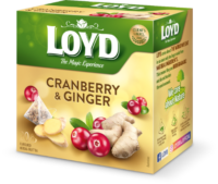 Tee LOYD jõhvika- ja ingverimaitseline 20 x 2g