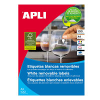Etiketid eemaldatavad Apli ILC 210x297mm, 100l/pk