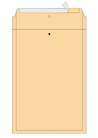 Turvaümbrik AirPro, D14,  Nr.4, sisem. 180x265 mm, pruun