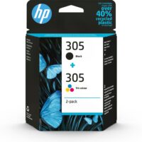 Tint HP No.305 (6ZD17AE) BK must + CMY Multipack 120lk OEM (originaal)
