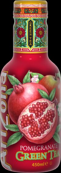 Rohelise tee jook ARIZONA, granaatõun, 0,45 l PET