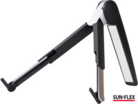 Sülearvuti alus SUN-FLEX®GRAVITY STAND, metall, must / hõbedane värv