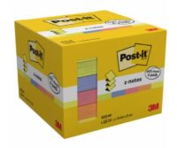 Z- märkmepaber Post-it® , erinevad neoonvärvid, 76 mm x 76 mm, 6 padjakest/pakk